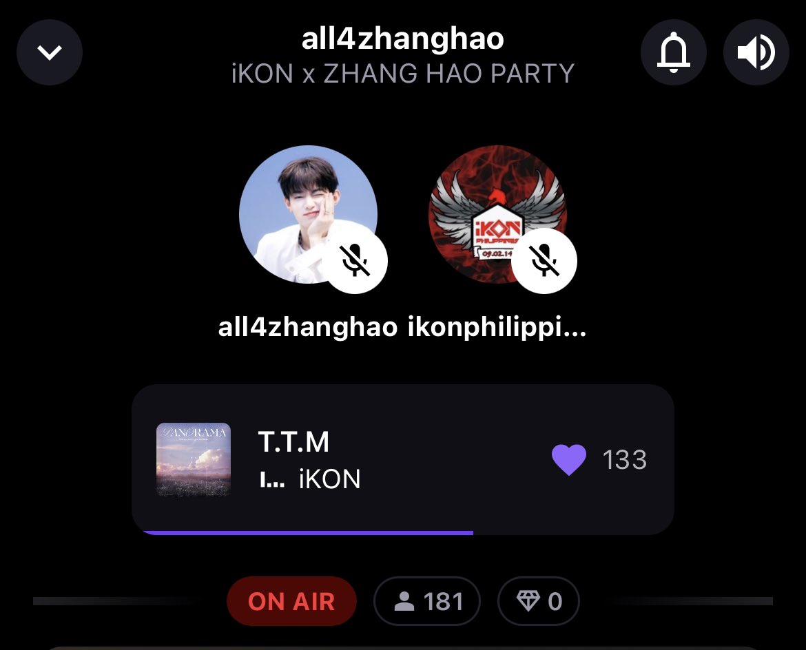 [📻STREAMING COLLABORATION]

Our streaming collab with @iKONPhilippines on @STATIONHEAD has started. Let's join us now to listen to your music 🎶🎵

⏰ 9 P.M - 12 A.M KST
🔗 stationhead.com/all4zhanghao

#iKONxZHANGHAO
#iKON #아이콘
#ZHANGHAO #장하오