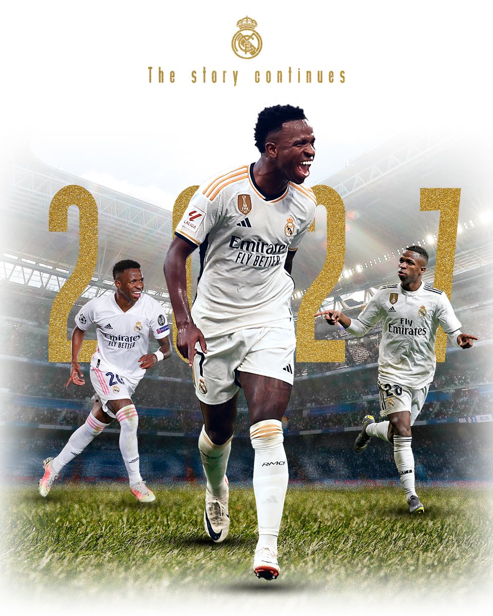 realmadridfra's tweet photo. 🤩🇧🇷 #ViniJr2027 🇧🇷🤩 https://t.co/9TzI4llDXq