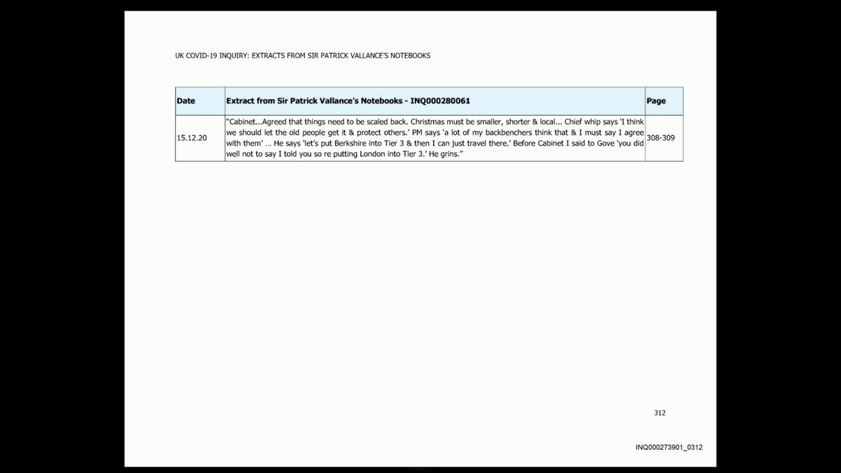 Covid enquiry today - horrific. Thinking of all bereaved families today