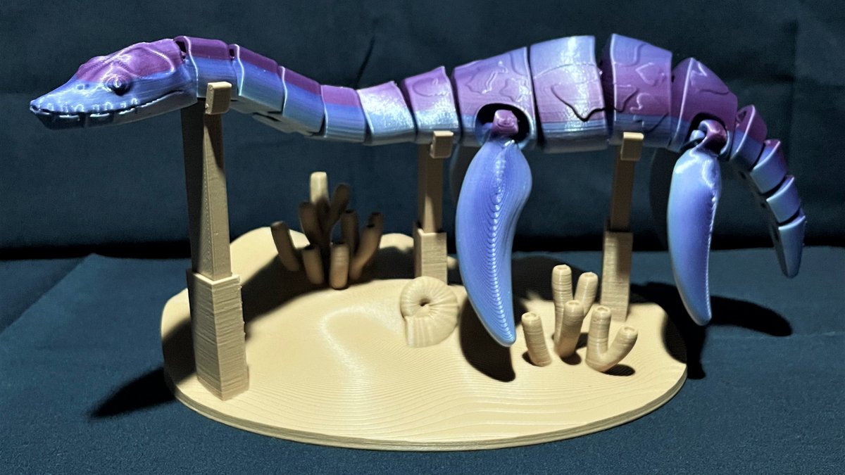 "Flexi Plesiosaurus Mark-Ⅱ🦕" is available at <a href="/Cults3D/">Cults.</a> !!
cults3d.com/en/3d-model/ar…