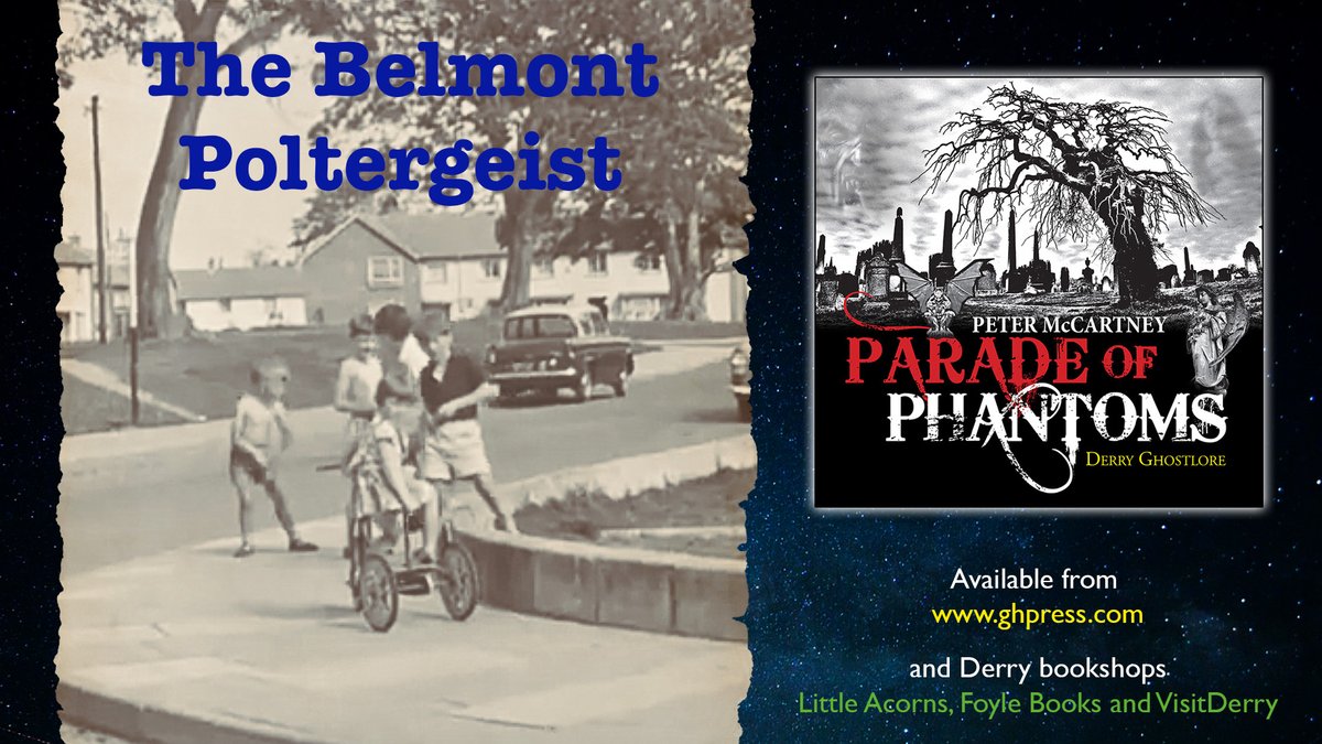 Guildhall Press (@guildhallpress) on Twitter photo Listen to The Belmont Poltergeist – one of seven chilling ghost stories featured in the Parade of Phantoms Audiobook – at ghpress.com/shop/parade-of……………Get Parade of Phantoms book at ghpress.com/shop/product/p…………… #DerryHalloween #VisitDerry
<a href="/Derryvisitor/">Visit Derry</a> <a href="/BBCRadioFoyle/">BBC Radio Foyle</a> Listen to The Belmont Poltergeist – one of seven chilling ghost stories featured in the Parade of Phantoms Audiobook – at ghpress.com/shop/parade-of……………Get Parade of Phantoms book at ghpress.com/shop/product/p…………… #DerryHalloween #VisitDerry
<a href="/Derryvisitor/">Visit Derry</a> <a href="/BBCRadioFoyle/">BBC Radio Foyle</a>