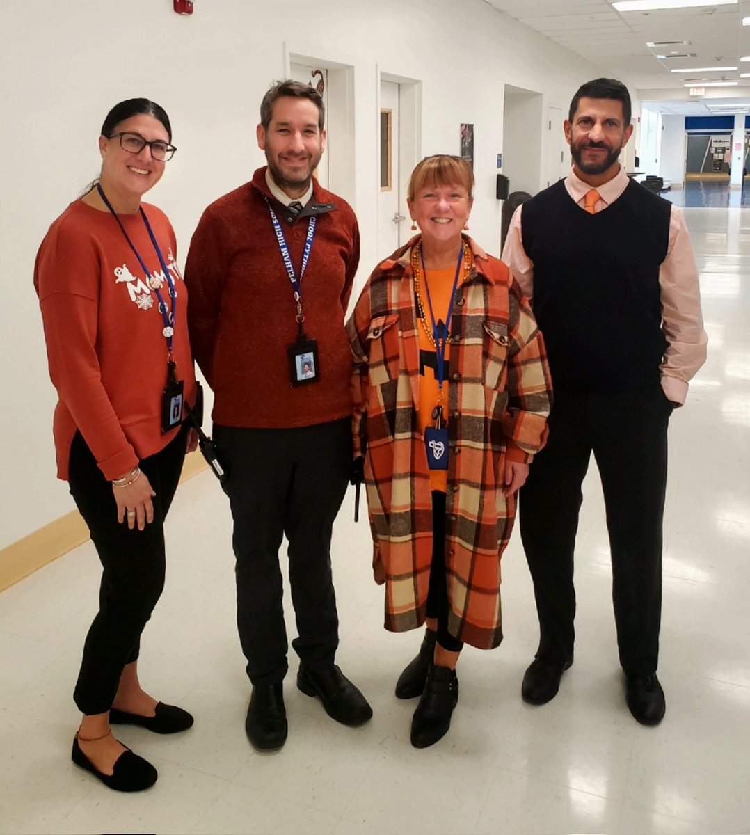 When you all start to dress alike #teamgoals  #notplanned #PythonPride #bebrave #PelhamProud #Halloween