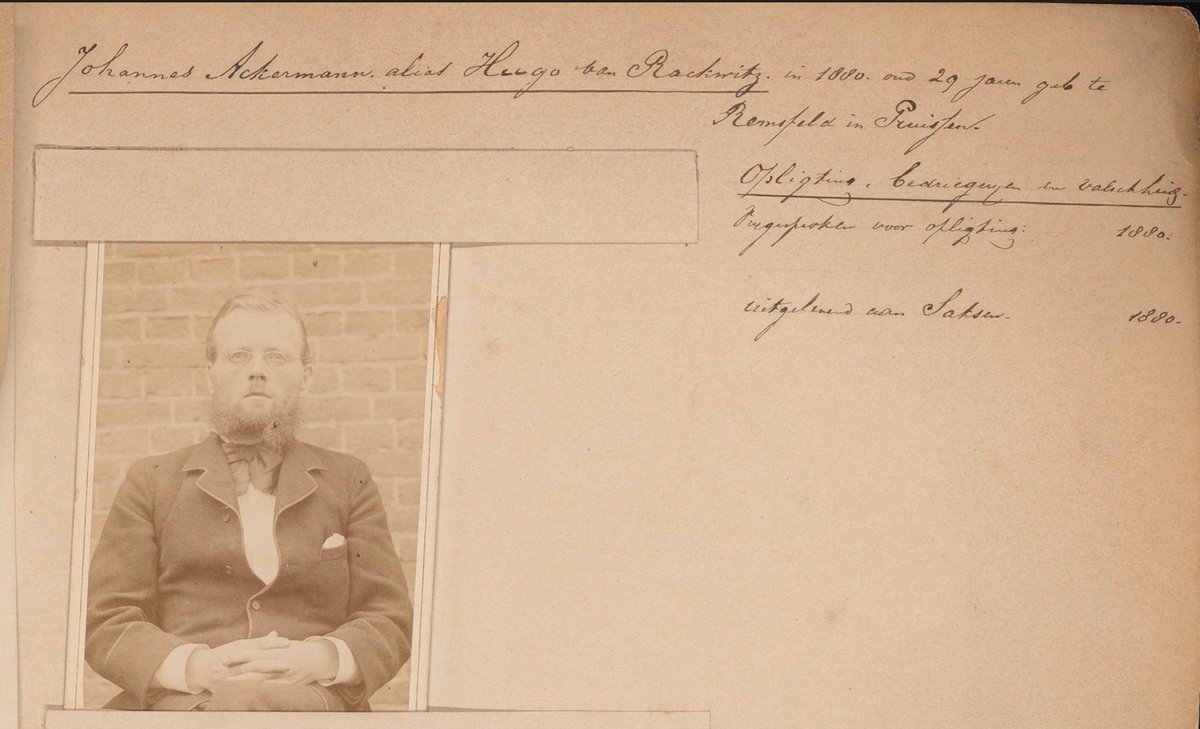 CitiesTolerant's tweet photo. One of the joys of working on nineteenth century court cases is that occasionally we can put a face to the names of our stories : Joahannes Ackermann went shopping in Amsterdam's department stores in 1880 without paying, pretending to be a rich count https://t.co/UUEop0Jin3