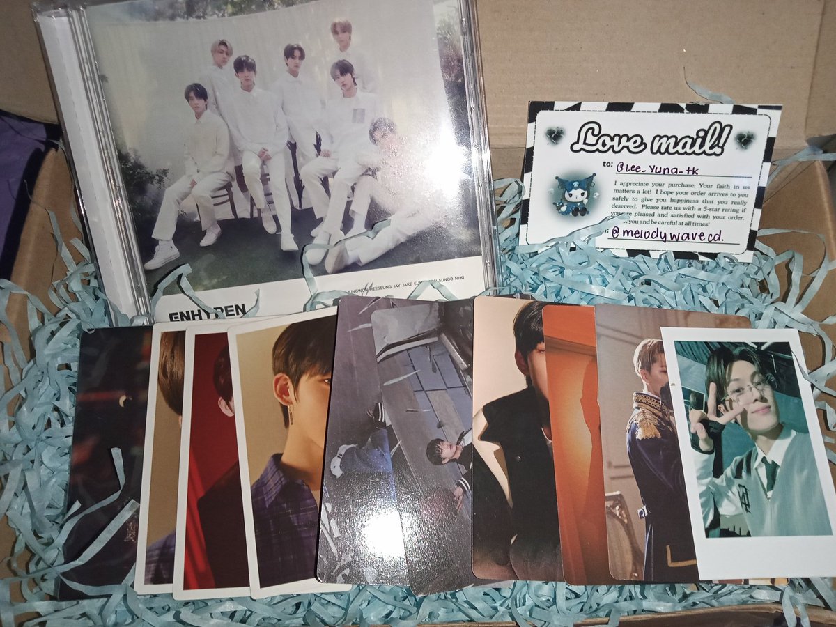 Lee_Yuna_tk's tweet image. #MWtapes | @melodywavecd 
/ @bluejayshop

i finally received the album i won 🥰 thank you so much!!!