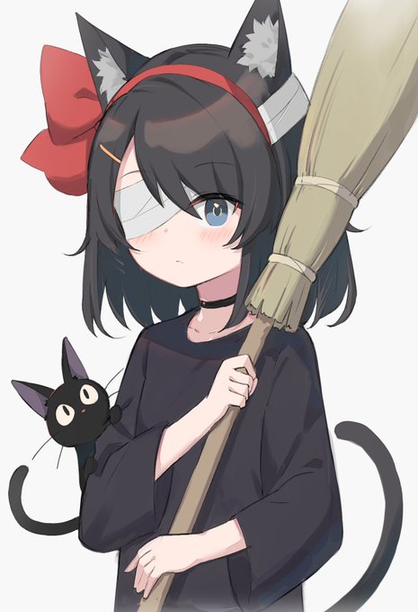 「キキ(魔女の宅急便) 黒猫」の画像/イラスト/ファンアート(新着)