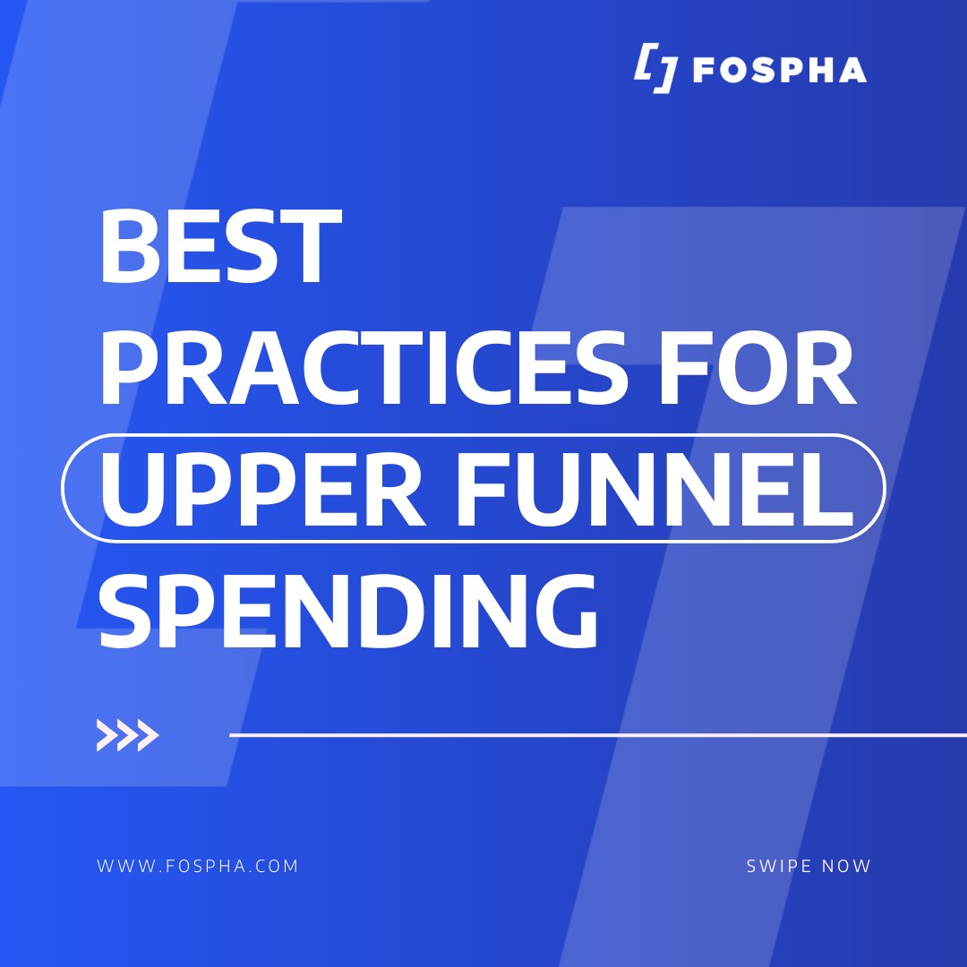 WeAreFospha's tweet image. 🔓 To unlock the full potential of upper funnel spending, consider the following best practices:

🧵THREAD

#Fospha #ecommerce #Marketing