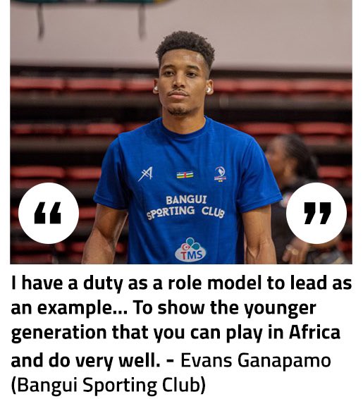 @BanguiSportingC player @iamEvansG ready to help his new club qualify for @theBAL 

Click on link to read full story: thebigtipoff.co.za/ganapamo-talks…

#thebtosports #RoadToBAL #AfricanBasketball