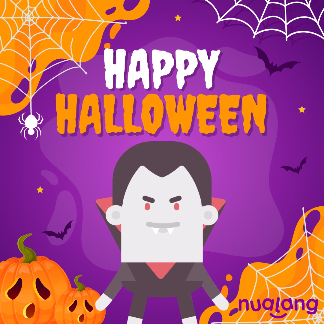 nualangapp's tweet photo. Happy Halloween from all the team at Nualang๐ Have a spooktacular day!๐ป
#edtech #langchat #mflchat #languageteacher #wlchat #teachertwitter #langtwt #mfltwitterati #halloween https://t.co/xM0iX7vOcA