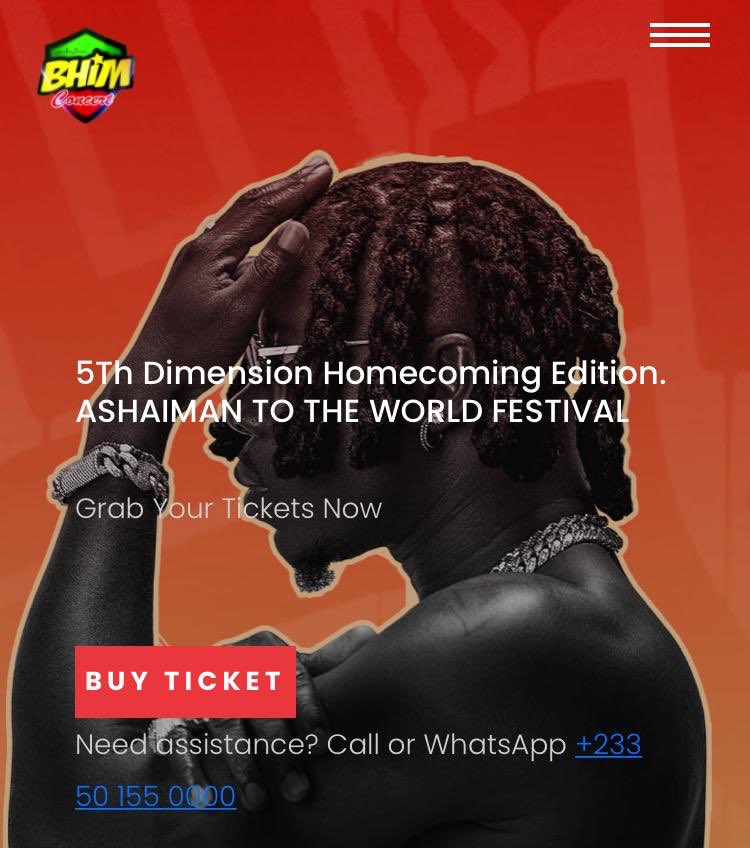 Now that the 5thDimensionWorldTour has come to an end our only focus should be on the 5thDimensionHomecoming/AshaimanToTheWorld edition

📍Accra Sports Stadium on the 22rd December this year 

It's almost sold out so grad your ticket and don't be left out