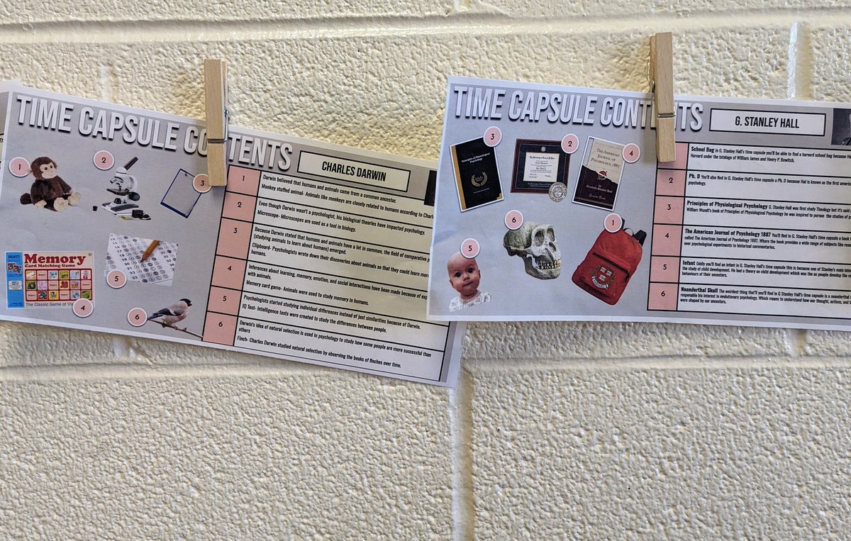 Teacher2Teacher (@teacher2teacher) on Twitter photo How do you bring historical figures to life?
In T <a href="/JoelieMcCrary/">Joelie McCrary</a>'s class, Ss construct time capsules representing these famous folks' biographies and contributions.
(💡 Inspired by T <a href="/historysandoval/">Amanda Sandoval 💛</a>) How do you bring historical figures to life?
In T <a href="/JoelieMcCrary/">Joelie McCrary</a>'s class, Ss construct time capsules representing these famous folks' biographies and contributions.
(💡 Inspired by T <a href="/historysandoval/">Amanda Sandoval 💛</a>)