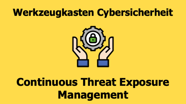 Infos zu den 5 Phasen des Continuous Threat Exposure Management und wie sie zur Sicherheit von Unternehmen beitragen, gibt es im Werkzeugkasten #Cybersicherheit, den wir mit unserem Mitglied AERAsec Network Services and Security GmbH erarbeitet haben: bit.ly/3u40qgk