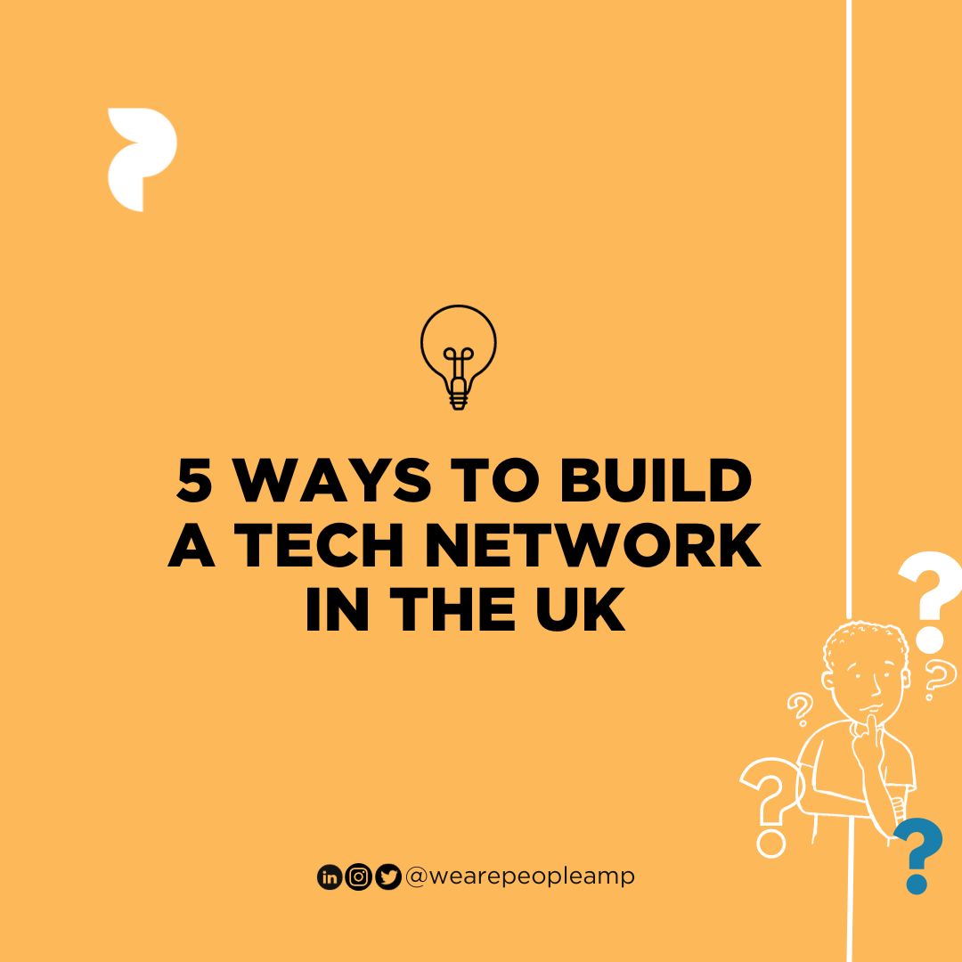 Ready to turbocharge your tech networking journey in the UK. Here are 5 straightforward yet highly effective ways to connect with tech visionaries and supercharge your career. 

#TechNetworkUK  #CareerGrowth #JoinOurCommunity #techcommunity  #wearepeopleamp #PeopleAMP
