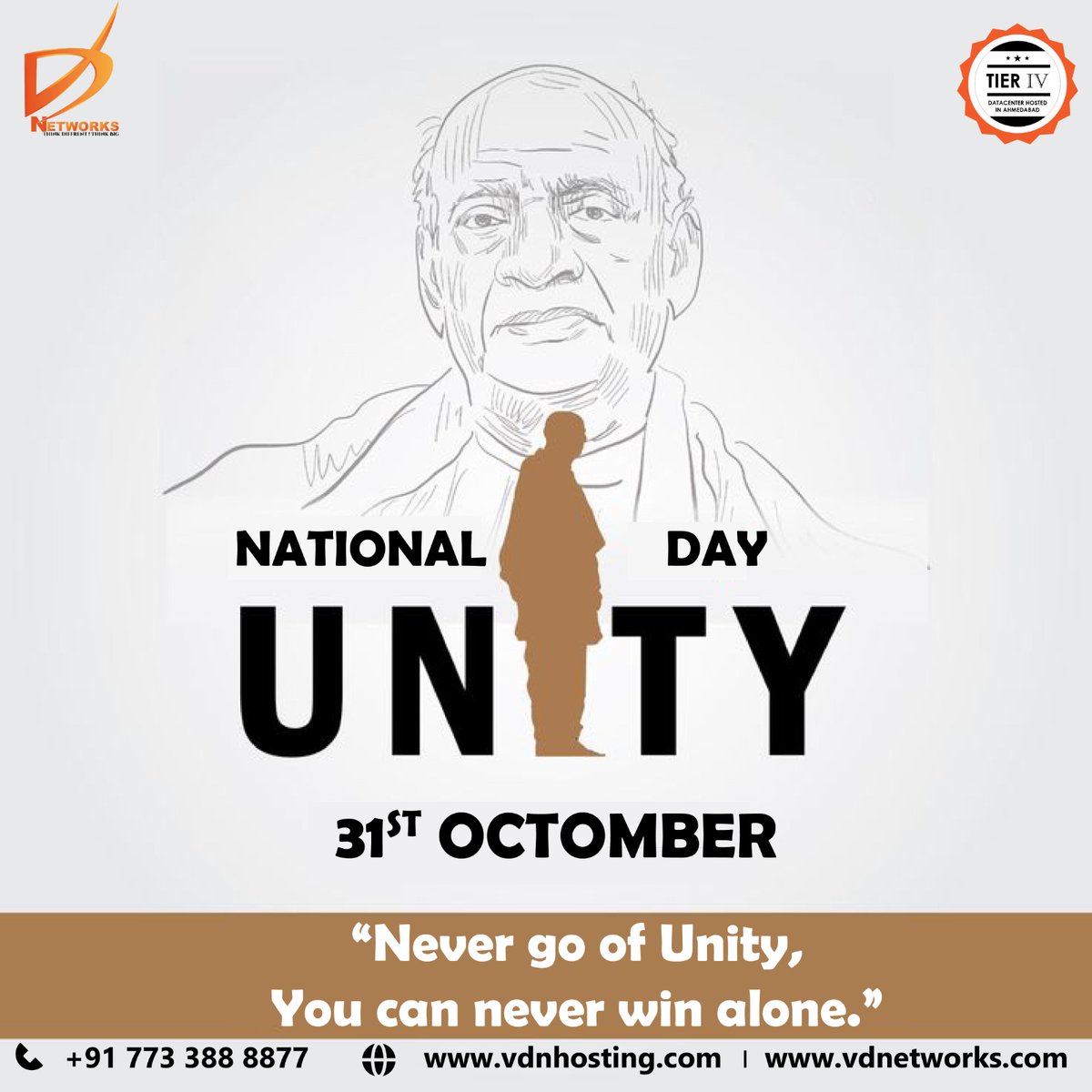 "Manpower without unity is not a strength unless it is harmonised and united properly, then it becomes a spiritual power."

. . .
Contact Us :7733888877
. . .
Visit : vdnhosting.com
    vdnetworks.com
. . .
Mail Us : info@vdnetworks.com