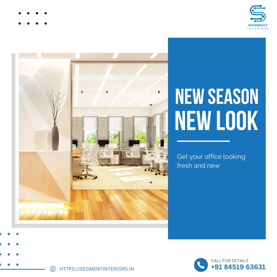 SegmentInterior's tweet photo. It's time for a change! Discover the latest trends in office decor with Segment Interiors. Let's make your workspace a reflection of your success. 🏢💼 #OfficeTransformation #FestiveVibes #OfficeDesign #ProductivityBoost https://t.co/g4XOnLr8IJ