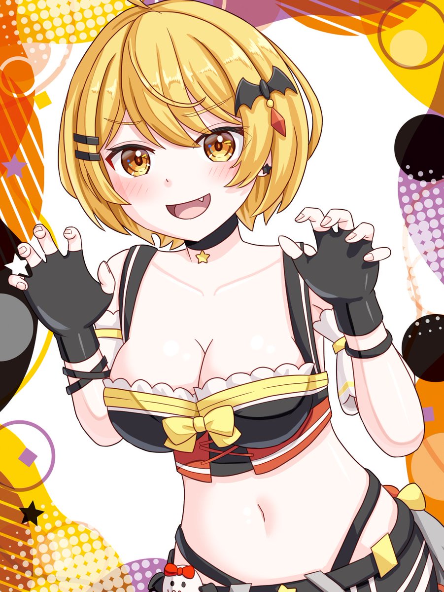 夜空メル 「#夜空メル誕生祭2023 #メルArtメルちゃん誕生日おめでとう!メルちゃんはな」|テイクのイラスト