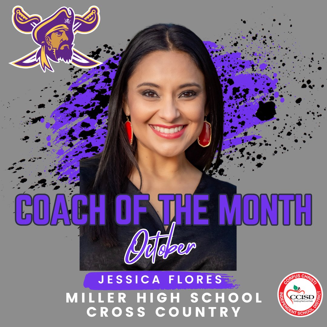 October Female HS Coach of the Month Coach Flores: A dedicated leader for Miller XC, who has done a great job of being an integral part of the larger XC community. @MillerHSMetro