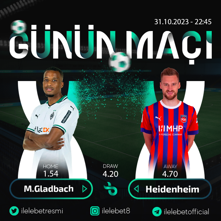 #BundeSliga  günün maçı 👇 

📲 Canlı olarak izleyebilirsiniz  

💸 %40 İlk yatırım bonusu! 

♻️ %30'a casino slot iade!  

🔗Güncel giriş için: bit.ly/ilelebetguncel

#MGladbach #Hedidenheim #bahis  #gununmaci #deneme