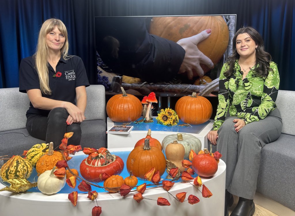 Happy Halloween! Join us at 18:00 for a Halloween special of Made in Kent 🎃👻🦇🔮 We were joined with Lorna from @CastleFarmKent to tell us what to do with our pumpkins once Halloween’s over!