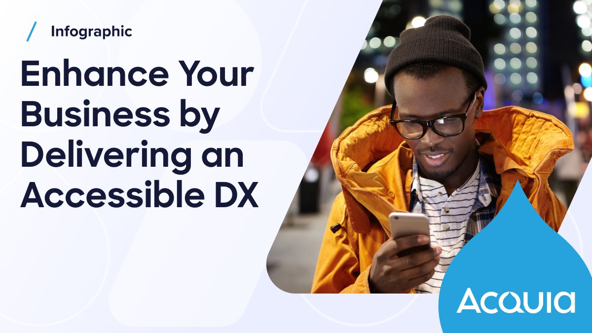 #Accessibility isn't just a checkbox; it's a business strategy. 💪🏼 Discover how you can navigate the accessibility landscape and deliver #inclusive digital experiences that drive success. See the #infographic here: bit.ly/3F7XFx4