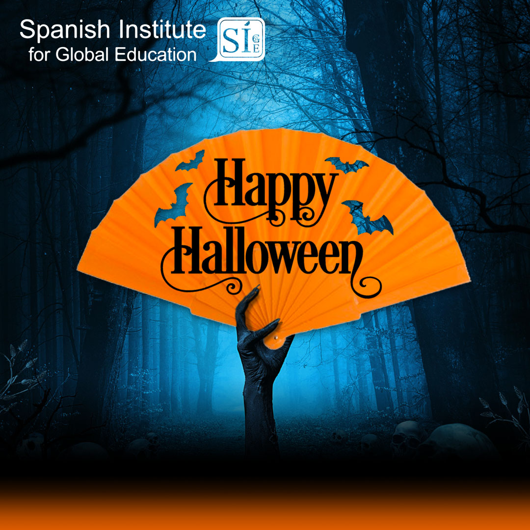 SpanishInstitut's tweet photo. ¡Happy Halloween y Olé! 🎃👻😂

#hallowen #CulturalImmersion #LearnSpanish #ExploringSeville #CultureAndExcitement #Spanish #learning #languages #fun #focus #communication #EducationalTravel #Sevilla #Andalucia #TotalInmersion #ComeToSevilla #InterShipping  #SpanishCourses https://t.co/iG2xst49zj