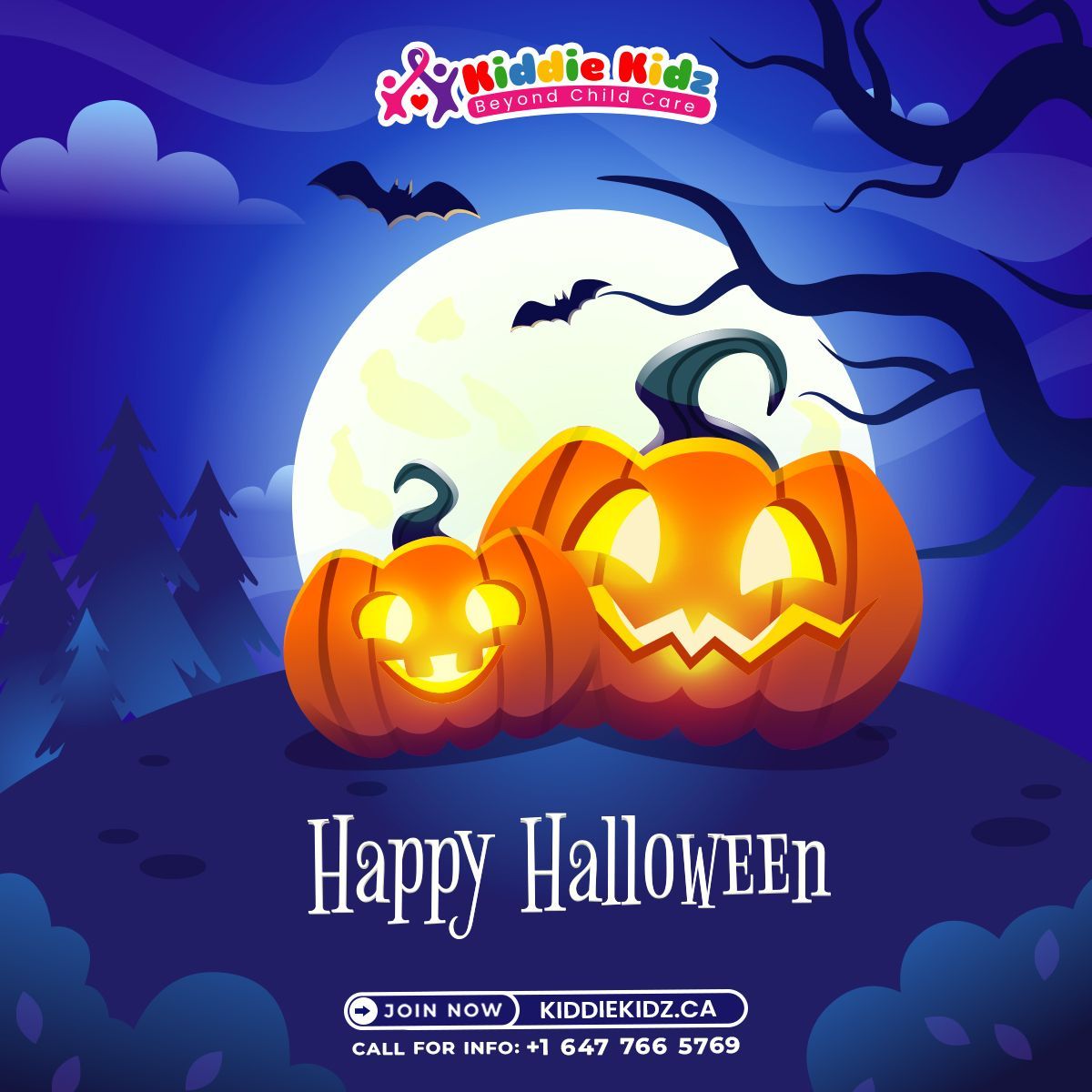 KiddieKidz sends Halloween cheer your way! 
May your day be spooktacular and full of joy! 🎃🕷️
..
..
Visit Our Website: buff.ly/3Y4FG37
Call us at 647-766-5769
#halloweeen2023 #scary #creepy #happyhalloween