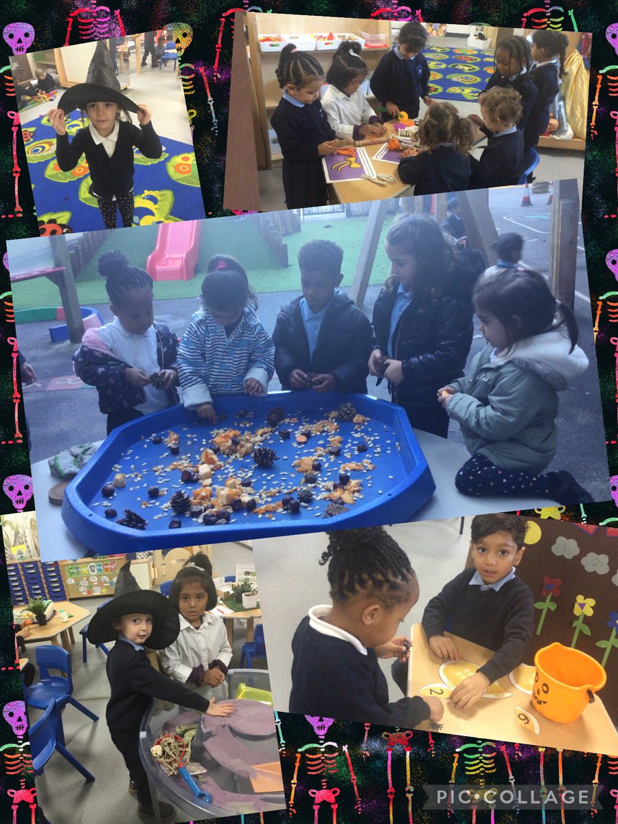 Lots of Halloween fun today in Nursery!