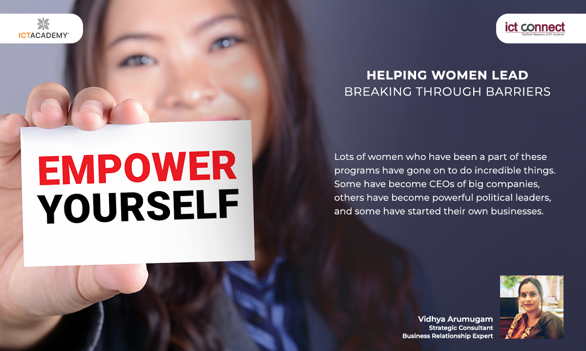 ictacademyindia's tweet photo. How Women Lead! Breaking Barriers and Leading the Way in Corporate #Leadership

Read the full article at
https://t.co/jglZG6imCq

Author: Vidhya Arumugam

#ICTAcademyIndia #ICTConnect #ArticleoftheDay #TodaysArticle #bhfyp https://t.co/Le1naQETdy