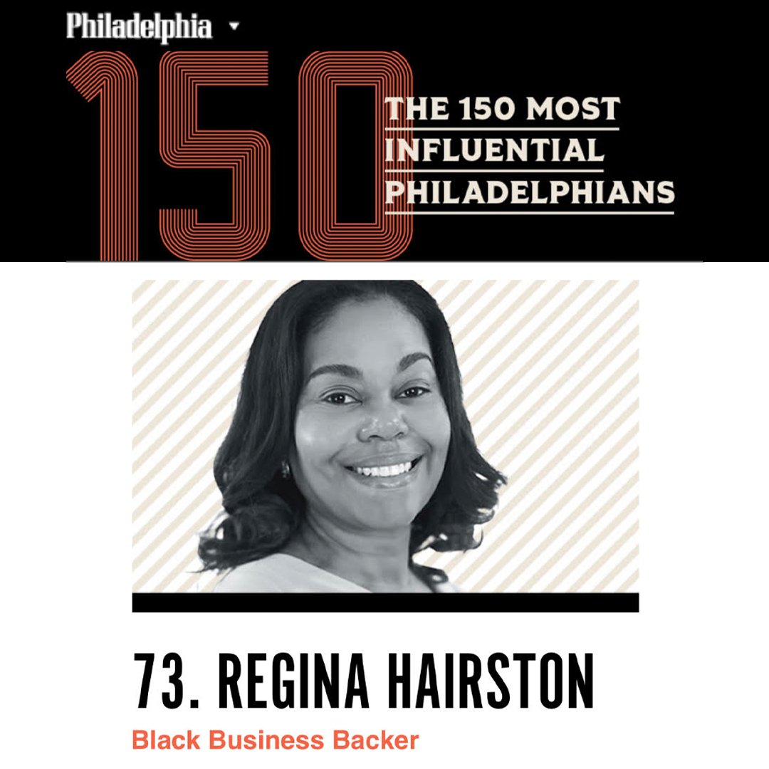 AACC (@official_aacc) on Twitter photo Celebrating Excellence: Regina A. Hairston Recognized as One of Philly's Most Influential
We're thrilled to share that Regina A. Hairston, President & CEO of AACC for PA, NJ & DE has been named one of "Philadelphia's 150 Most Influential Philadelphians" by <a href="/phillymag/">Philly Mag</a> . Celebrating Excellence: Regina A. Hairston Recognized as One of Philly's Most Influential
We're thrilled to share that Regina A. Hairston, President & CEO of AACC for PA, NJ & DE has been named one of "Philadelphia's 150 Most Influential Philadelphians" by <a href="/phillymag/">Philly Mag</a> .