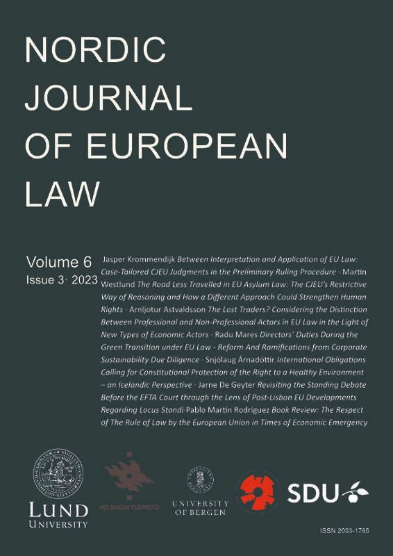 Does the #CJEU adhere to the ‘separation of functions’ by leaving the application of #EUlaw to the ref. court? I analysed 55 judgments from 5 MS for this #NJEL article: the majority is case-tailored. I explain this tendency & reflect on the pros/cons.  journals.lub.lu.se/njel/article/v…