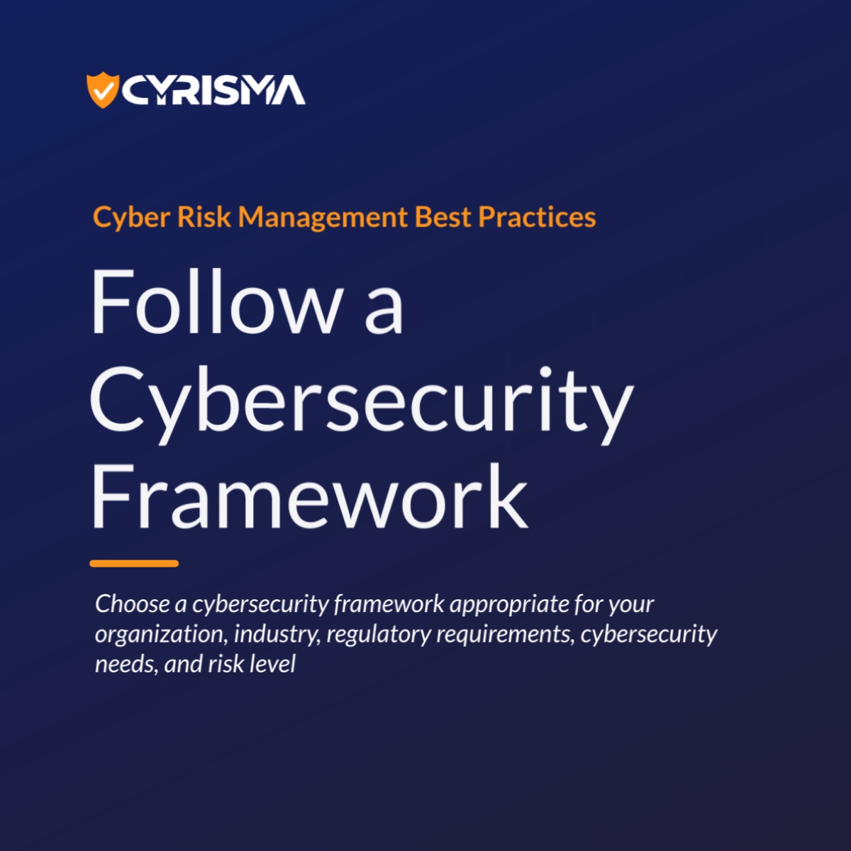 CYRISMA_USA's tweet image. In our concluding post for #CybersecurityAwarenessMonth2023, we provide an overview of four best practices that can help your organization create a strong #cybersecurity program to address new kinds of risk.

Read the blog post here: cyrisma.com/cyber-risk-man…