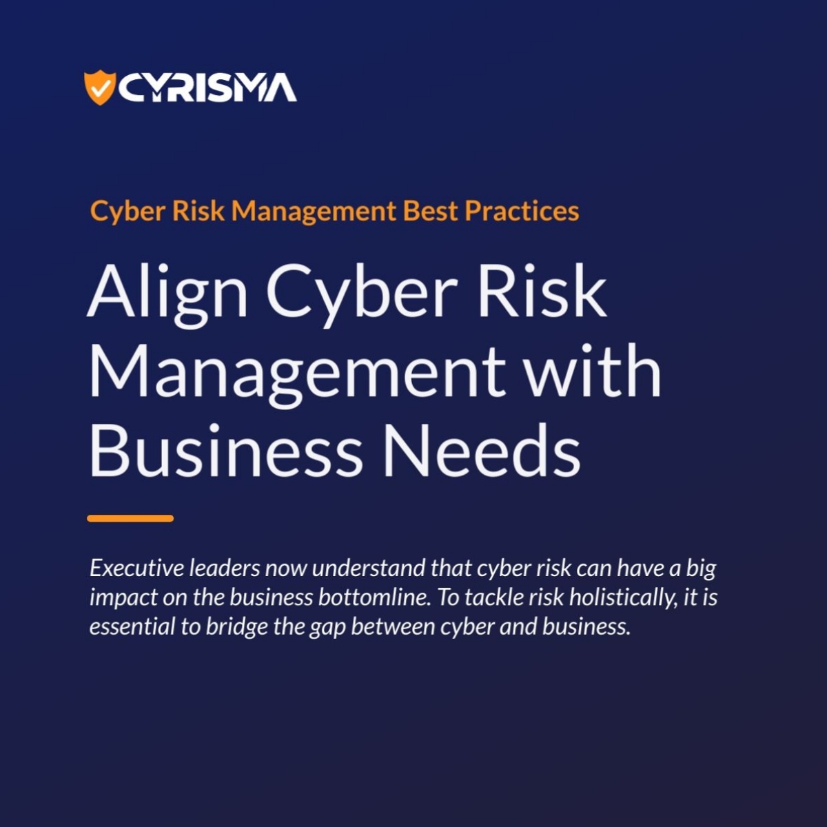 CYRISMA_USA's tweet image. In our concluding post for #CybersecurityAwarenessMonth2023, we provide an overview of four best practices that can help your organization create a strong #cybersecurity program to address new kinds of risk.

Read the blog post here: cyrisma.com/cyber-risk-man…