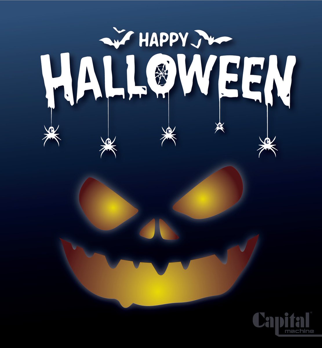 CMTechInc's tweet photo. From all of us at Capital Machine, we wish you a Spooktacular Halloween filled with treats, not tricks! https://t.co/fXa1I0rbSc