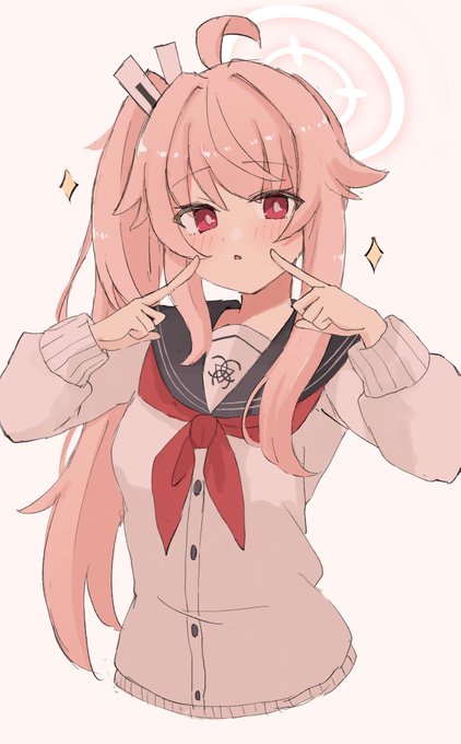 ハロウィン絵間に合わないので変なポーズのナチュでお茶を濁すか… 