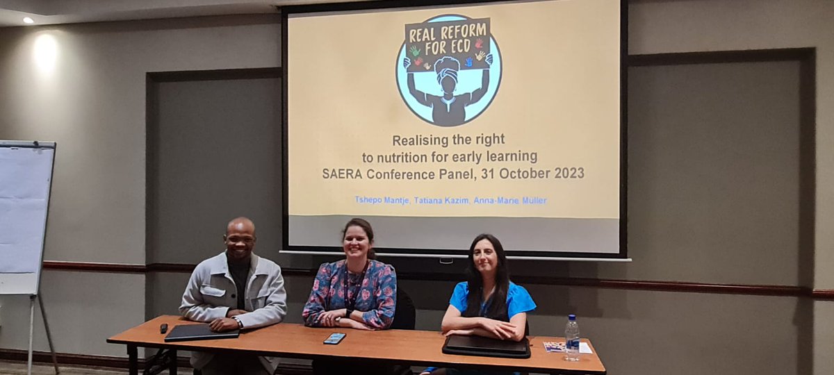 EElawcentre's tweet photo. In her second presentation at the #SAERA conference today, @TatianaAisha argues that all young children have a right to the nutrition they need to learn and develop, and the state has duties to provide this nutrition. This is a crucial part of #ECD. #InclusiveECD https://t.co/glnJEIFxyr