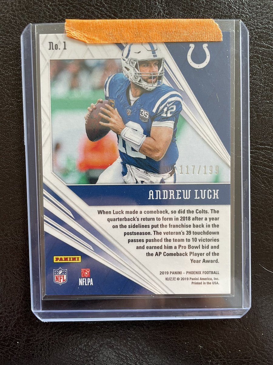 $3 pwe included 
#thehobby #whodoyoucollect #andrewluck #nfl