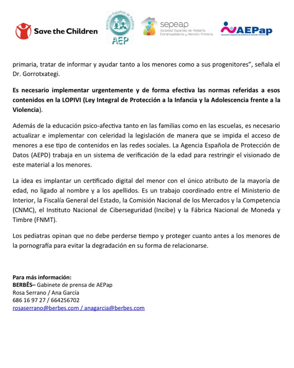 ⚠️ Niños, niñas y adolescentes acceden a la pornografía y a prácticas sexuales violentas y de riesgo a edades cada vez más precoces.