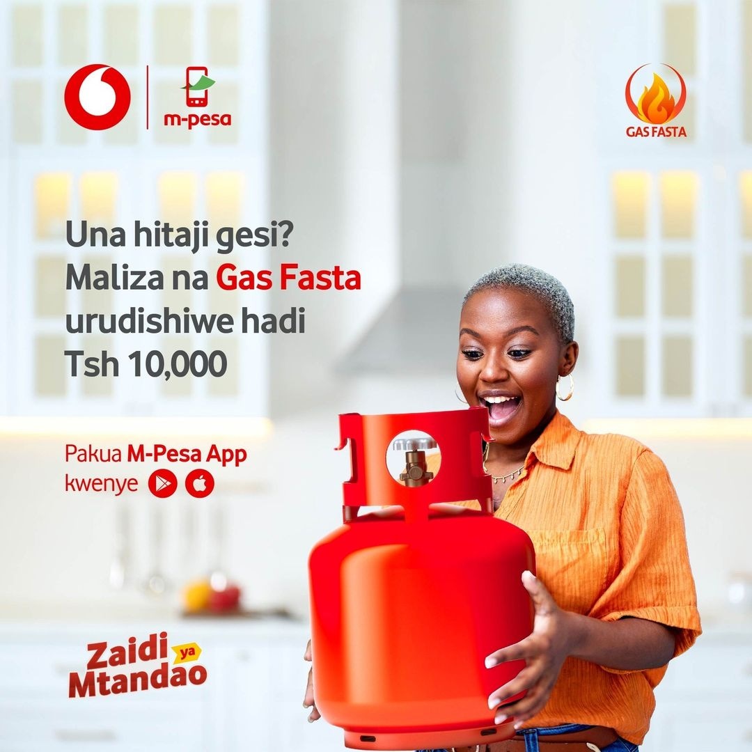 FastaGas's tweet photo. Umbali sio ishu tena kwani gesi sasa ni kiganjani. Agiza kupitia Mini app ya @gas_fasta ukiwa mahali popote urudishiwe hadi Tshs 10,000.

 #Gesikiganjani #zaidiyamtandao #MPesaSuperApp #gasfasta #gesinigqsfasta #nishatisafi https://t.co/nUHCB8SVsk
