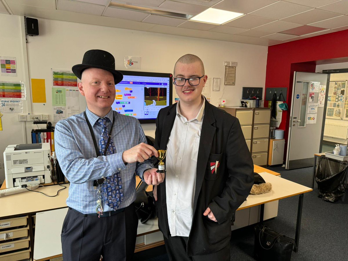 Congratulations to K who won the Halloween Technologies Faculty “best dressed as a member of staff” award ;-)