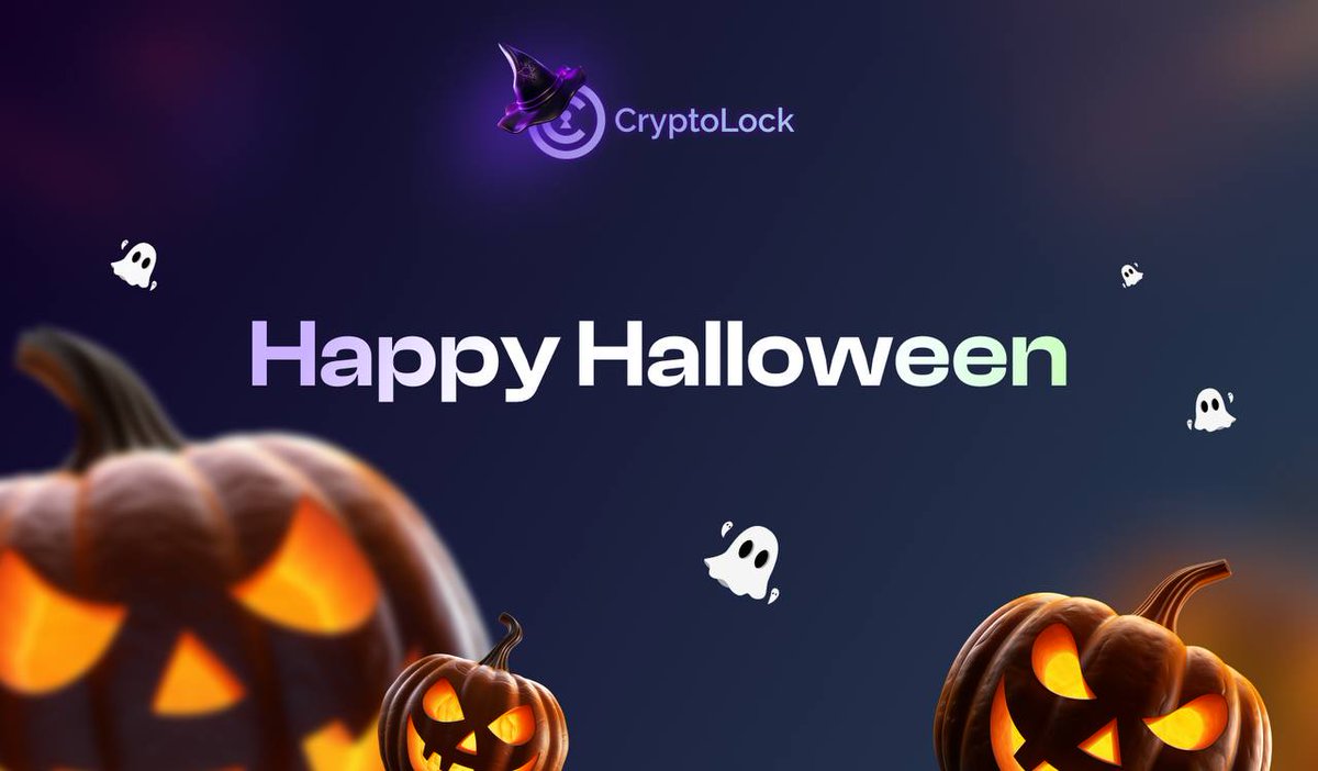 CryptoLockAI's tweet photo. π» Wishing you a spooktacular Halloween from the #CryptoLock team! π
Our #crypto cauldron is brewing innovation, all set to cast blockchain security spells. π
No tricks, just treats are in the works! Stay tuned for some enchanting updates. ππ https://t.co/3Tqf5TIQXP