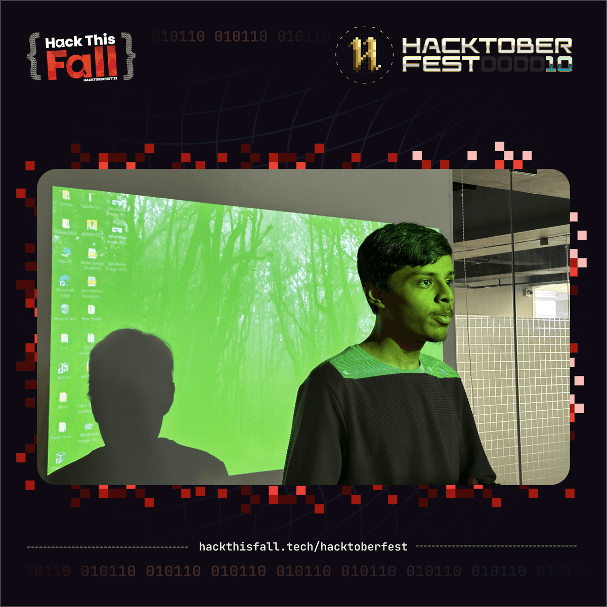 hackthisfall's tweet photo. At the #HackThisFallHacktoberfest in-person event, @Nishitbaria1 & his team showcased their Open Source project, called ElectiveHub!π
It is an Education Management System to manage students' information & elective subject selection!β¨
Check it out here: https://t.co/5NYMlQ2Ikj https://t.co/7oQiEwPxd7