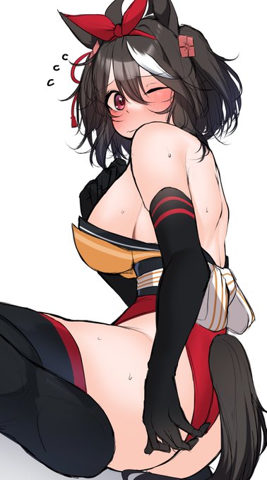 バニーガールの仮装してくれるキタちゃんです 