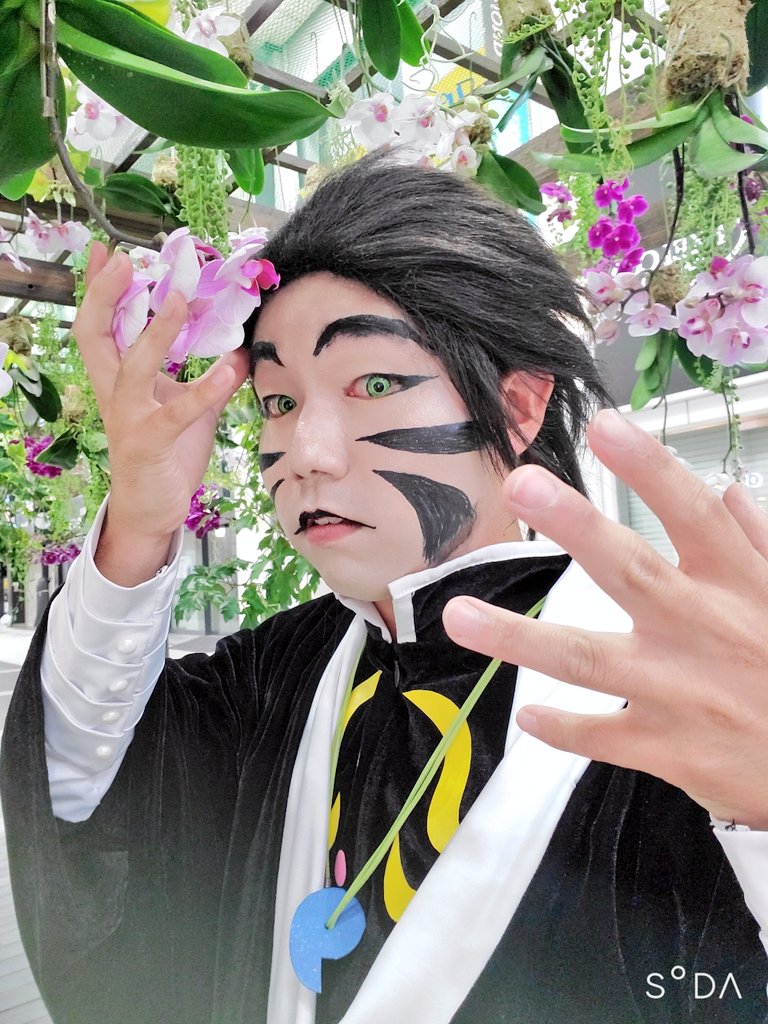 鬼滅の刃 コスプレ ウィッグ 獪岳 コスプレウィッグ 鬼滅の刃 獪岳