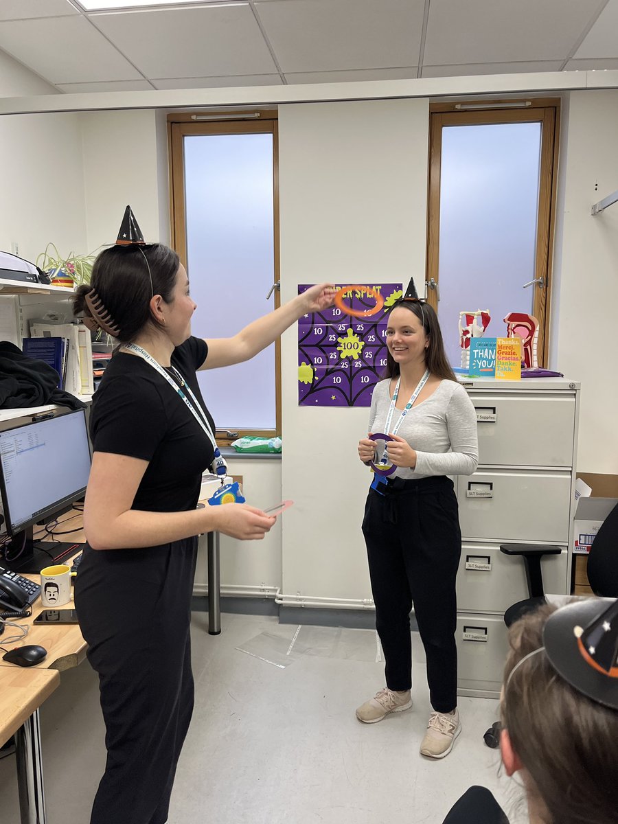 Newham Hospital SLT (@newhamslt) on Twitter photo Halloween wellbeing with spider splat, witches hat ring toss and spooky cupcakes <a href="/NUH_Therapies/">Therapies Dept, Newham Hospital</a> @NewhamHospital <a href="/CatrionaRowland/">Catriona (Catrina)💙 #BHWellbeing</a> Halloween wellbeing with spider splat, witches hat ring toss and spooky cupcakes <a href="/NUH_Therapies/">Therapies Dept, Newham Hospital</a> @NewhamHospital <a href="/CatrionaRowland/">Catriona (Catrina)💙 #BHWellbeing</a>