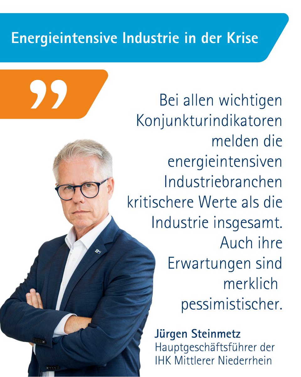 Lahme #Konjunktur in der Region Mittlerer #Niederrhein/#Düsseldorf. Das hat unsere aktuelle Konjunkturumfrage gezeigt. <a href="/SteinmetzJurgen/">Jürgen Steinmetz</a> und Gregor Berghausen (<a href="/ihkdus/">IHK Düsseldorf</a>) haben die Zahlen der vorgestellt: „Die Lage ist ernst. #Politik muss jetzt handeln.“ mittlerer-niederrhein.ihk.de/de/oeffentlich…