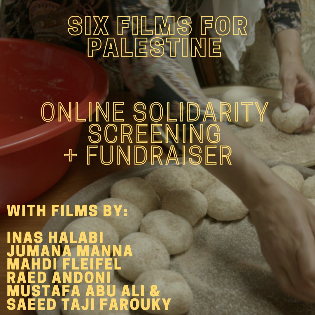 We've curated a selection of 6 films by Palestinian filmmakers to help raise funds for those on the ground in Gaza. These films explore all the ways that the Israeli occupation stifles life and the many more ways that Palestinians resist and persist. filmsforpalestine.eventbrite.co.uk