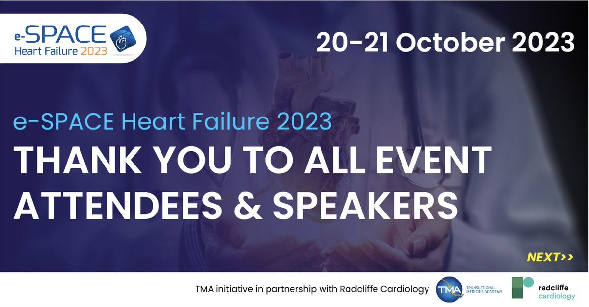 We extend our heartfelt gratitude to all the esteemed attendees & speakers who made e-SPACE Heart Failure 2023 a resounding success. 

#EHF23 #Heartfailure