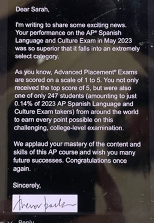 josemartimast's tweet photo. Sarah Perez, a Senior in our school, has accomplished the impossible!  She is one of 247 students in the 
W OR L D to receive a perfect score on the AP Spanish Language and Culture Exam that she took back in May.
Amazing!  @SuptDotres @MDCPS @YeseniaAponte05 #YourBestChoiceMDCPS https://t.co/jqVG8VbJYb