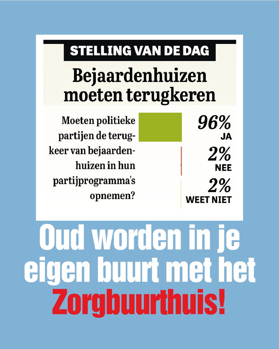 SPnl's tweet photo. De verzorgingshuizen hadden nooit mogen sluiten. Nu is het tijd om de zorg weer op te bouwen. Wij willen het Zorgbuurthuis, zodat iedereen die dat wil oud kan worden met goede zorg in de eigen vertrouwde buurt. #GeenPleisters #StemSP https://t.co/3IuPCaMRJu