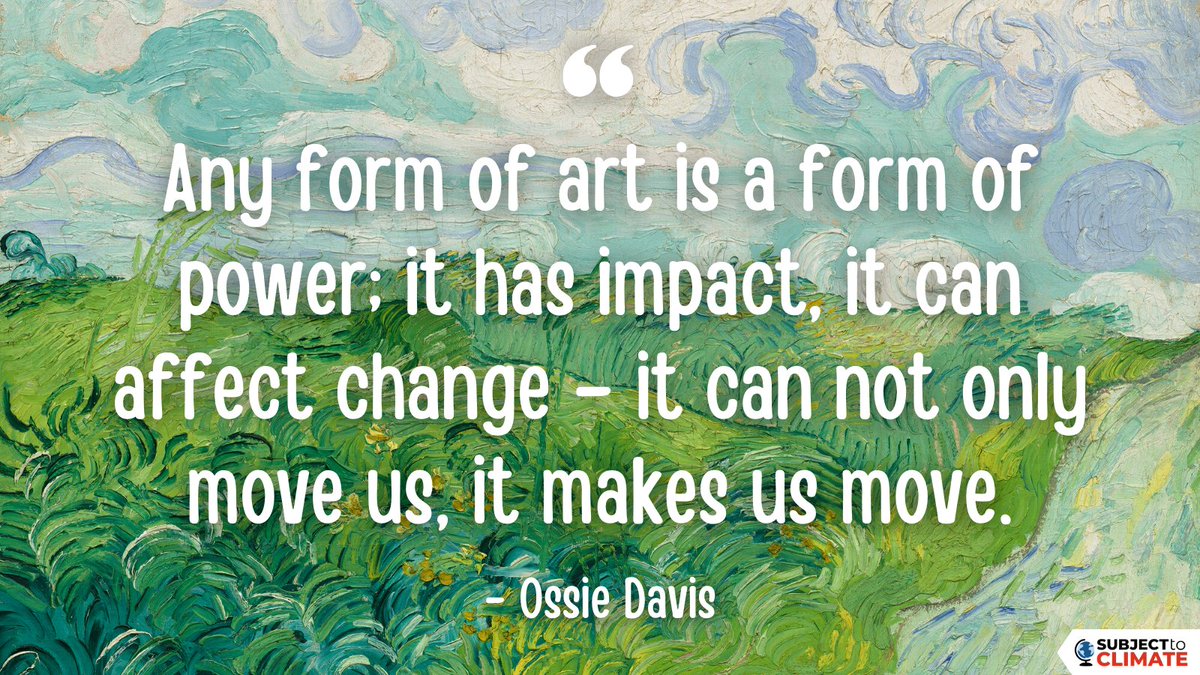 subjecttoclimat's tweet image. We hope you embraced and witnessed the power of art in education and advocacy this Art and Humanities Month!

Art is not just a form of expression; it&apos;s a powerful force for change. 🌟🎨

Let&apos;s continue to appreciate the arts year-round!

#ArtsAndHumanities
