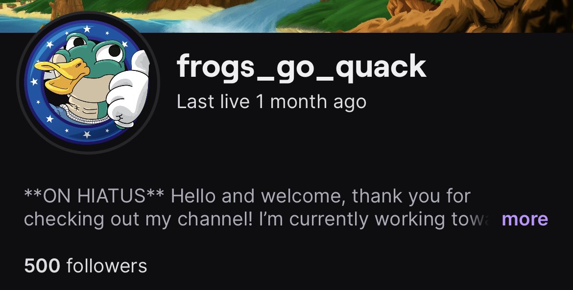 How has little old me got 500 followers? Wtaf?! Thank you so so much for your continued support and sticking with me especially when I’m not currently streaming ❤️ as soon as I feel ready, I will get back to it and have some form of a follower celebration stream.